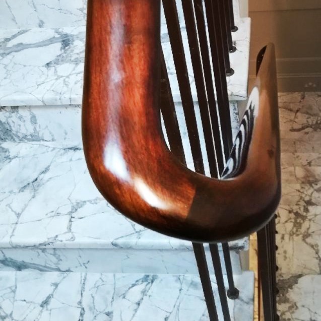 Walnut handrail may cost more but are durable