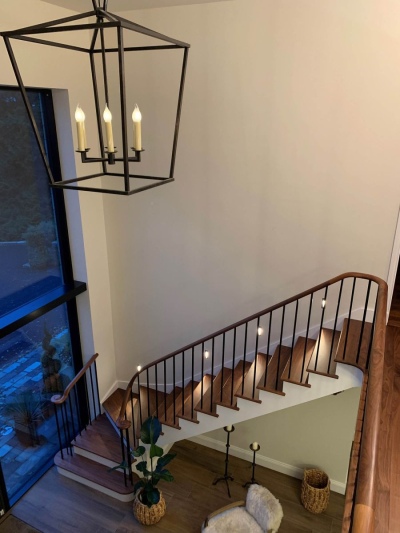 walnut-stair