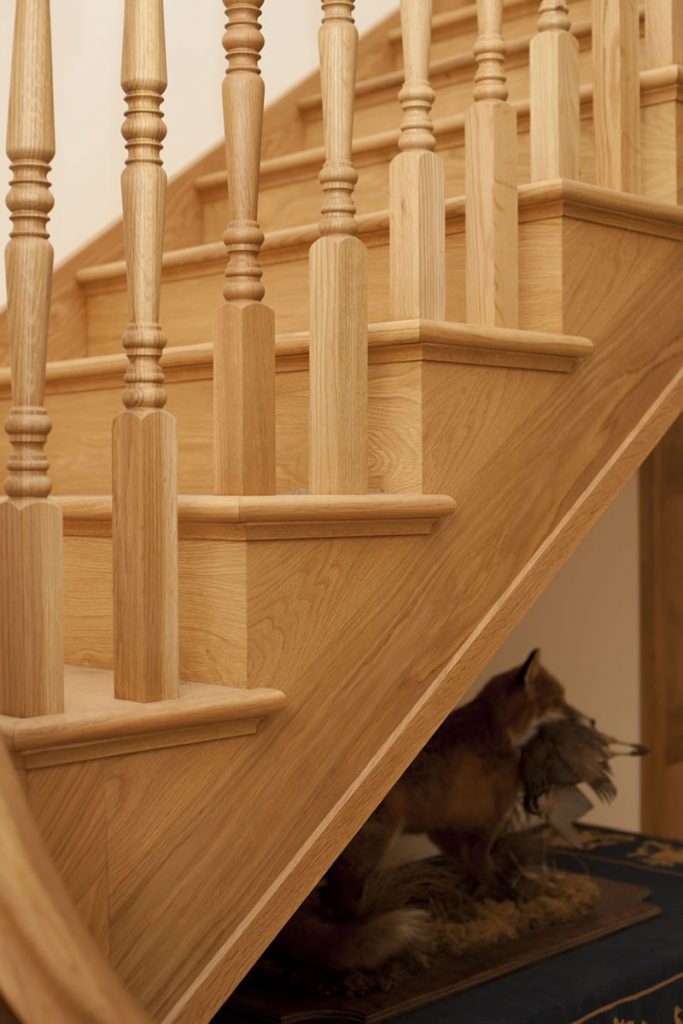 Open Timber Treads Staircase